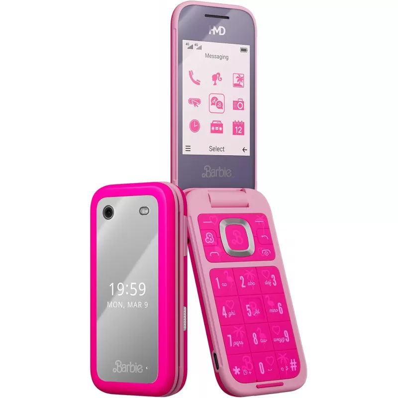 CELULAR HMD BARBIE FLIP TA-1681 DUAL 4G  2 8  PINK